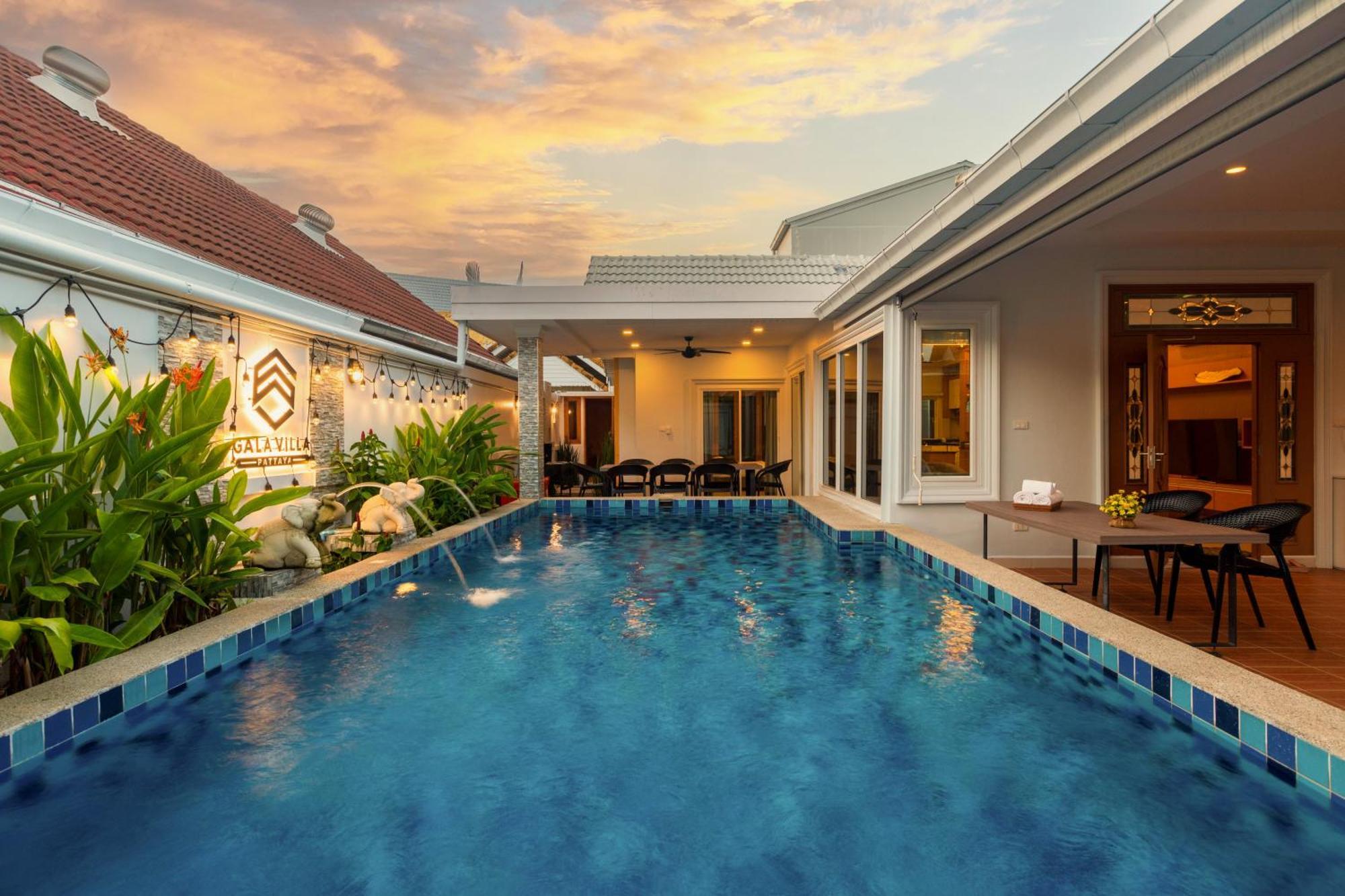 Pattaya Private Villa - Pool,Sauna,Snooker,Bbq Exterior photo