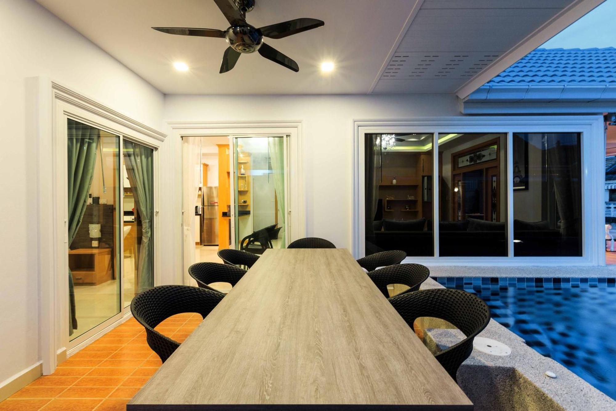 Pattaya Private Villa - Pool,Sauna,Snooker,Bbq Exterior photo