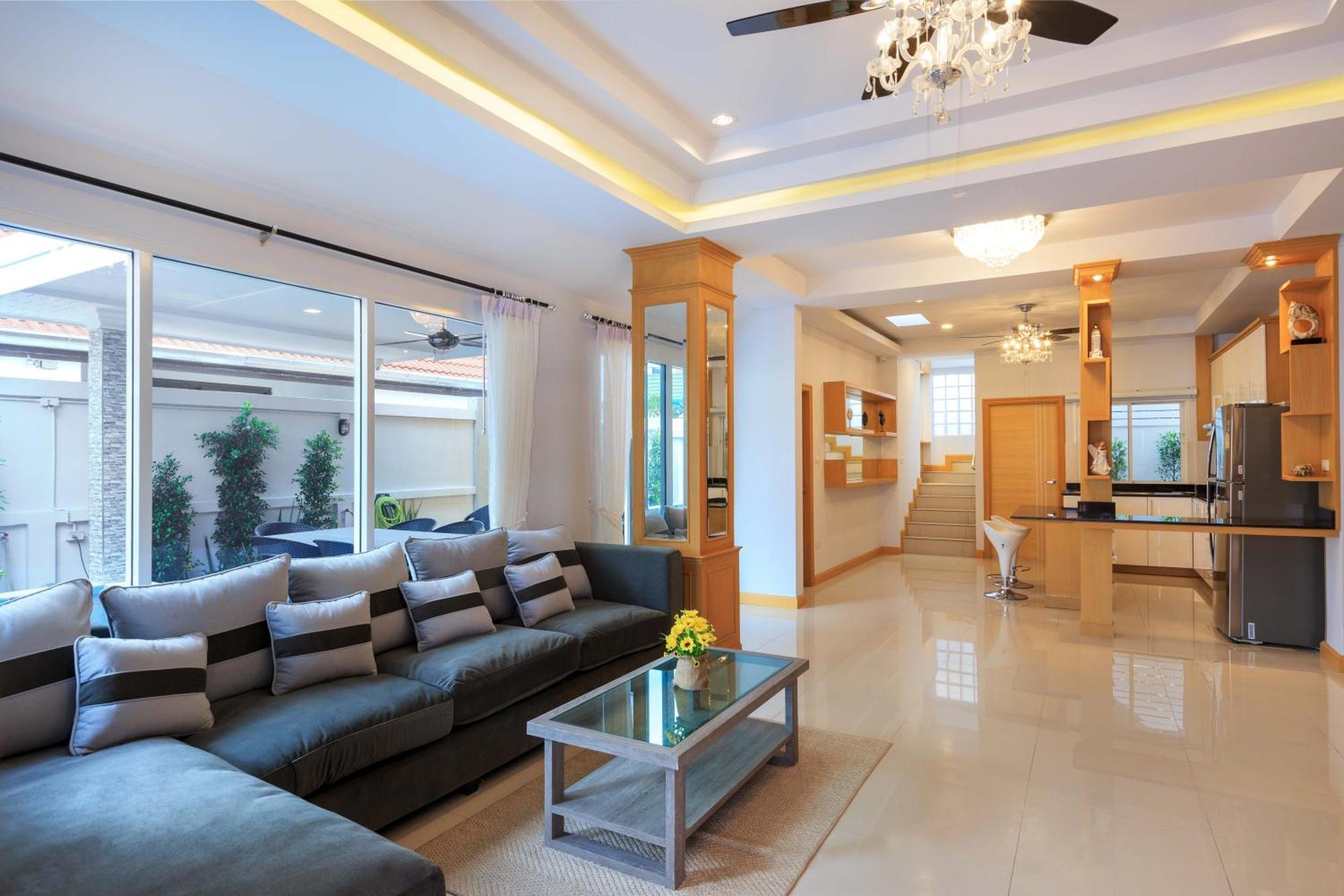 Pattaya Private Villa - Pool,Sauna,Snooker,Bbq Exterior photo