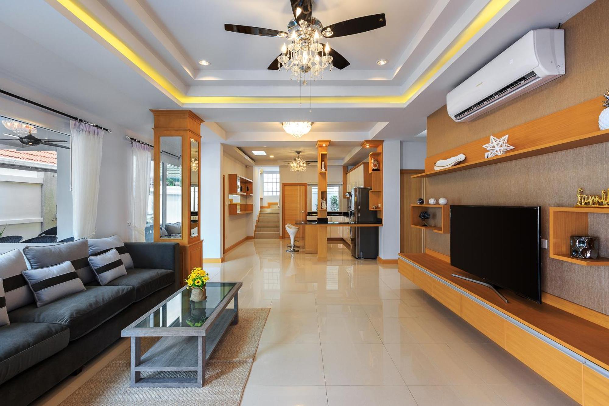 Pattaya Private Villa - Pool,Sauna,Snooker,Bbq Exterior photo