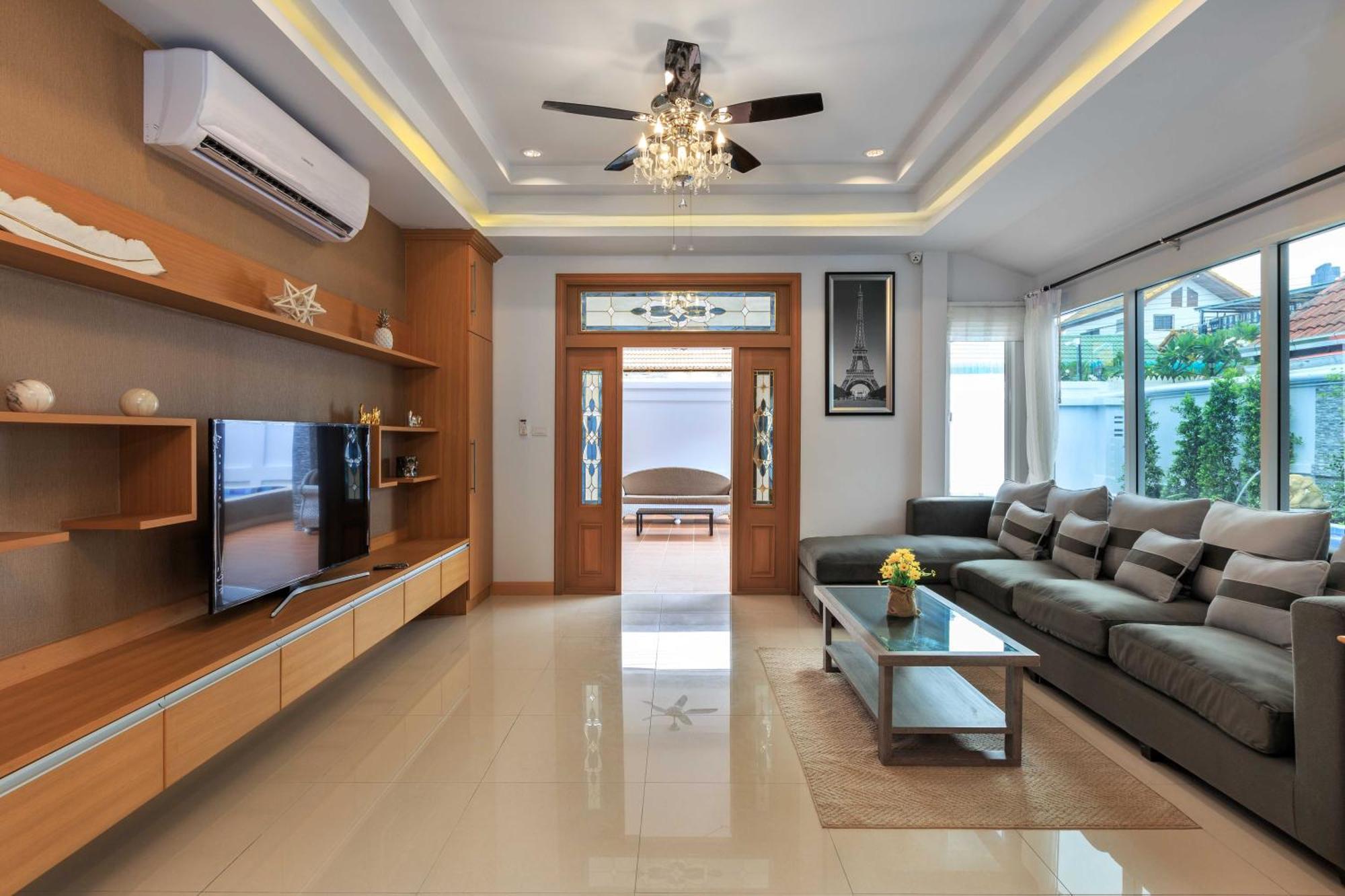 Pattaya Private Villa - Pool,Sauna,Snooker,Bbq Exterior photo